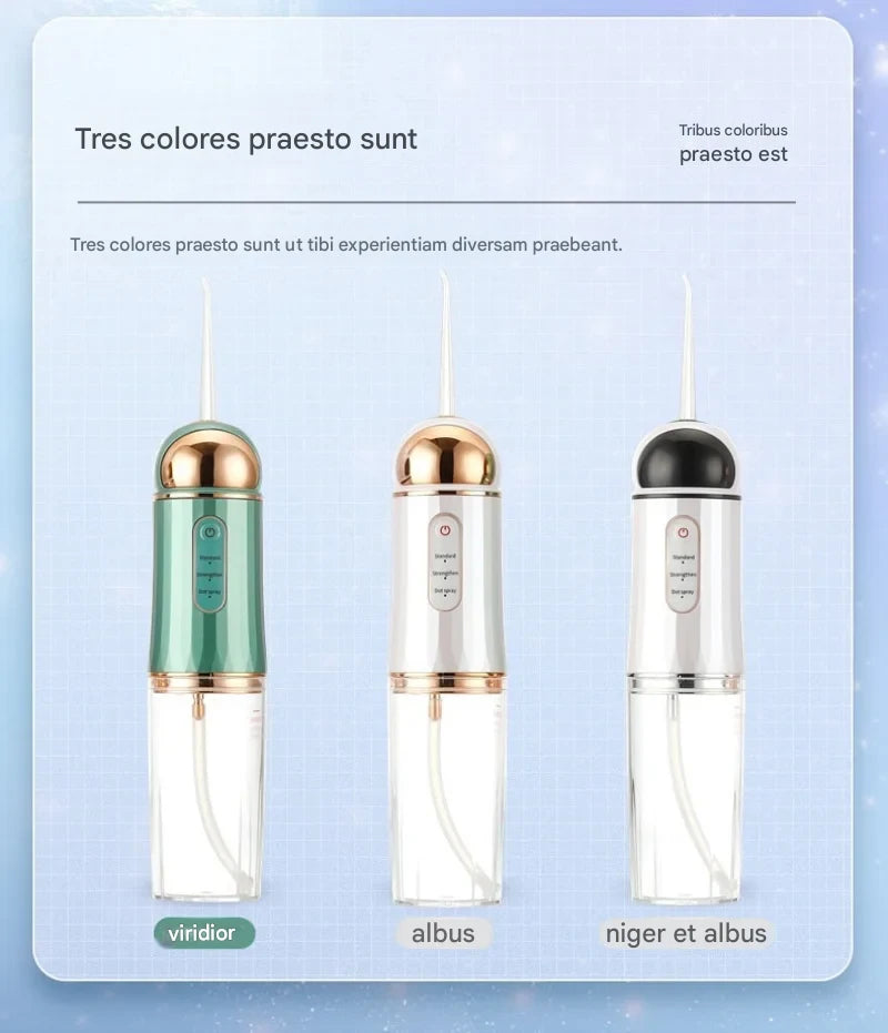 Irrigador Dental Portátil Inalámbrico 230 ml